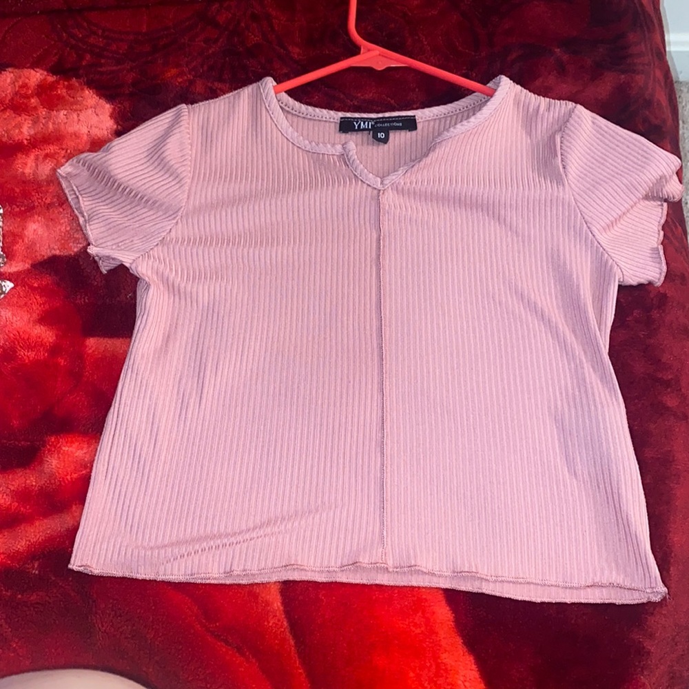 Pink top from (YMI) for girl size (10)